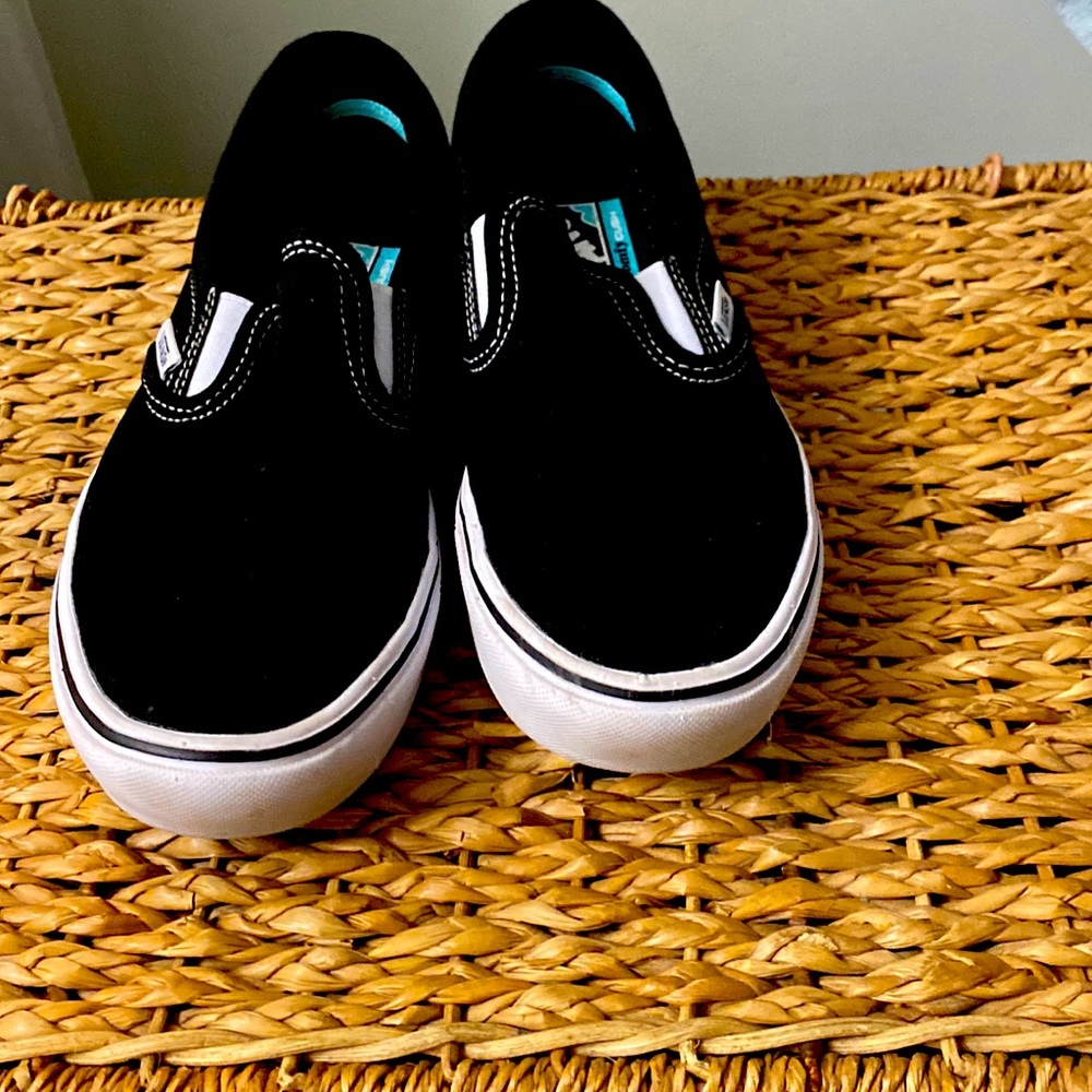 Comfycush Vans slip on 7.5 (worn one time)